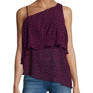 Parker Asymmetrical One shoulder top NWT
